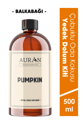 Auran Pumpkin Yedek Çubuklu Oda Ve Ortam Kokusu Esansı Yedek Dolum Balkabağı 500ml - 1