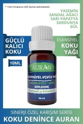 Auran Rahatlatıcı Uyku Dinlenme Sinerji Karışım Esansiyel Uçucu Yağ Buhurdanlık Yağı Aromaterapi Difüzör - 1