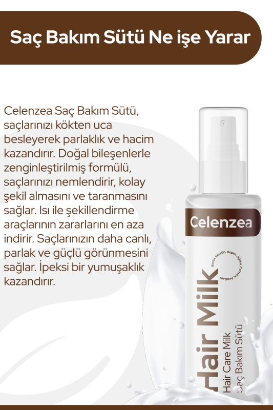 Saç Bakım Sütü Hızlı Saç Uzatma & %100 Onarıcı Bakım Hair Milk 100ml - 4