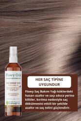 Flowy Oils Saç Bakım Yağı +9 Yağ Içeren %100 Doğal Karışım Sprey Hair Care Oil 50ml - 2