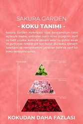 Sakura Garden Cam Şişe 80 Derece Kolonya Premium Eau de Cologne 33ml - 4