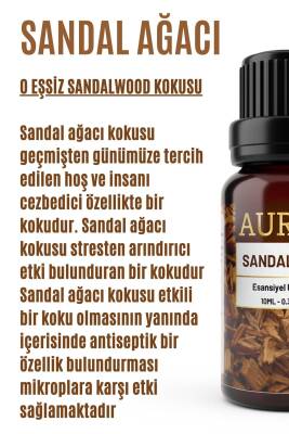 Sandal Ağacı Esansiyel Uçucu Koku Yağı Difüzör Esansı Buhurdanlık Yağı Aromaterapi Yağı 10ml - 2