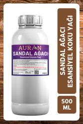 Auran Sandal Ağacı Esansiyel Uçucu Yağ Esans Koku Yağı Hobi Esans Mum Sabun Oda Kokusu 500ml - 1