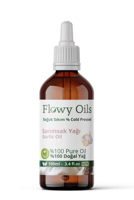 Flowy Oils Sarımsak Yağı %100 Doğal Bitkisel Uçucu Yağ Garlic Oil 100ml - 1