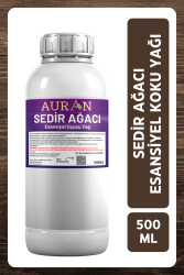 Auran Sedir Ağacı Esansiyel Uçucu Yağ Esans Koku Yağı Hobi Esans Mum Sabun Oda Kokusu 500ml - 1