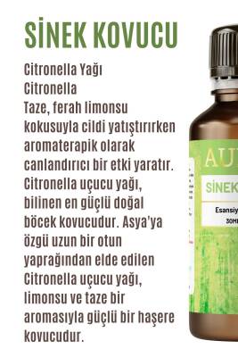 Sinek Kovucu Esansiyel Uçucu Koku Yağı Ortam Kokusu Doğal Yağ Sihirli Küre Hobi Esansı 30ml - 2