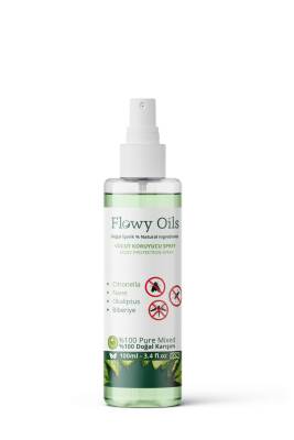 Flowy Oils Sivrisinek Ve Kene Kovucu Sprey %100 Doğal Bitkisel Içerik Mosquito And Tick Repellent Spray 100ml - 2