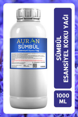 Auran Sümbül Esansiyel Uçucu Yağ Esans Koku Yağı Hobi Esans Mum Sabun Oda Kokusu 1000ml - 1