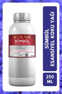 Auran Sümbül Esansiyel Uçucu Yağ Esans Koku Yağı Hobi Esans Mum Sabun Oda Kokusu 250ml - 1