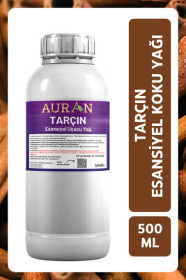 Auran Tarçın Esansiyel Uçucu Yağ Esans Koku Yağı Hobi Esans Mum Sabun Oda Kokusu 500ml - 1