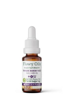 Flowy Oils Tırnak Bakım Yağı +9 Yağ Içeren %100 Doğal Karışım Nail Care Oil 10ml - 3