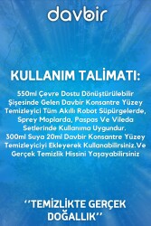 Davbir Türk Hamamı Kokulu Akıllı Robot Süpürge Deterjanı,Sprey Mop Deterjanı,Yüzey Temizleyici 550ml - 6