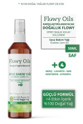 Flowy Oils Uyuz, Kaşıntı Bakım Yağı +9 Yağ Içeren %100 Doğal Karışım Sprey Scabies Care Oil 50ml - 1