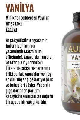 Vanilya Esansiyel Uçucu Koku Yağı Difüzör Esansı Buhurdanlık Yağı Aromaterapi Yağı 100ml - 2