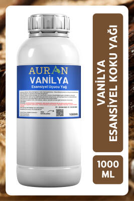 Auran Vanilya Esansiyel Uçucu Yağ Esans Koku Yağı Hobi Esans Mum Sabun Oda Kokusu 1000ml - 1