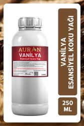 Auran Vanilya Esansiyel Uçucu Yağ Esans Koku Yağı Hobi Esans Mum Sabun Oda Kokusu 250ml - 1