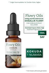 Flowy Oils Vanilya Saf Esansiyel Uçucu Koku Yağı Esans Buhurdanlık Yağı Difüzör Esansı Fragrance 10ml - 1