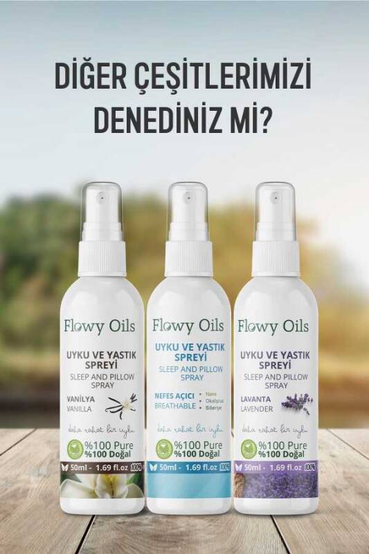 Flowy Oils Vanilya Uyku Ve Yastık Spreyi Vanilla Sleep And Pıllow Spray 50 Ml - 8