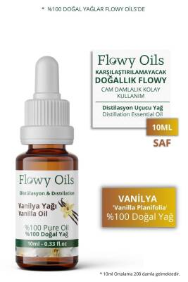 Flowy Oils Vanilya Yağı %100 Doğal Bitkisel Uçucu Yağ Vanilla Oil 10ml - 1