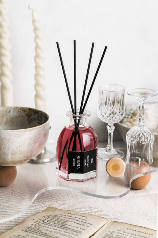 Venus Çubuklu Oda Kokusu Bambu Kokusu Dekor Reed Diffuser 130ml - 1