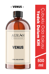 Auran Venüs Yedek Çubuklu Oda Ve Ortam Kokusu Esansı Yedek Dolum Venus 500ml - 1