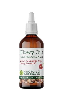 Flowy Oils Vişne Çekirdeği Yağı %100 Doğal Bitkisel Sabit Yağ Cherry Kernel Oil 100ml - 1