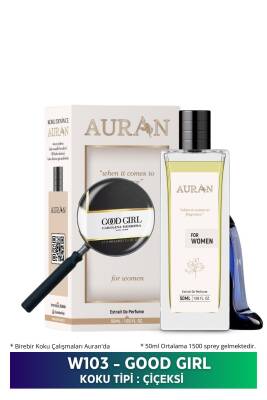 Auran W103 - Good Girl Kadın Parfüm Çiçeksi 50ml - 1