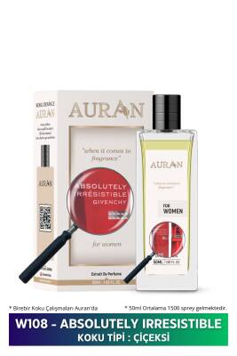 Auran W108 - Absolutely Irresistible Kadın Parfüm Çiçeksi 50ml - 1