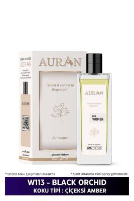 Auran W113 - Black Orchid Kadın Parfüm Çiçeksi Amber 50ml - 2