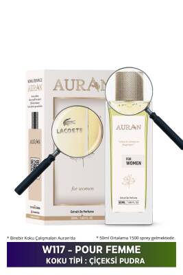 Auran W117 - Femme Kadın Parfüm Çiçeksi Pudra 50ml - 1