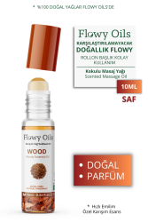 Flowy Oils Wood Doğal Karışım Esansiyel Yağ Uçucu Yağ Karışımı Etkili Koku, Esans Doğal Roll-On 10ml - 1