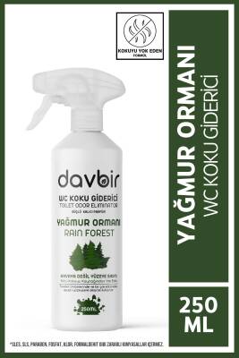 Davbir Yağmur Ormanı Kokulu Wc Kötü Koku Giderici Ultra Kalıcı Yüzey Parfümü 250ml - 1