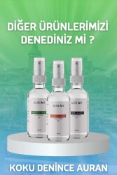 Auran Yağmur Ormanları Cam Şişe 80 Derece Kolonya 50ml - 7