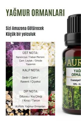 Yağmur Ormanları Esansiyel Uçucu Koku Yağı Difüzör Esansı Buhurdanlık Yağı Aromaterapi Yağı 10ml - 2