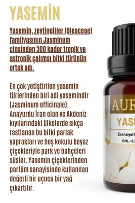 Yasemin Esansiyel Uçucu Koku Yağı Difüzör Esansı Buhurdanlık Yağı Aromaterapi Yağı 10ml - 2