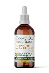 Flowy Oils Yasemin Yağı %100 Doğal Bitkisel Uçucu Yağ Jasmine Oil 100ml - 3