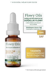 Flowy Oils Yasemin Yağı %100 Doğal Bitkisel Uçucu Yağ Jasmine Oil 10ml - 1