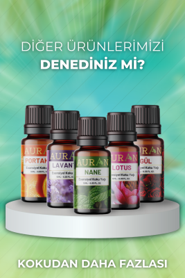 Auran Yaz Seti Esansiyel Uçucu Yağ Buhurdanlık Yağı Hava Nemlendirici Aroma Difüzörü Kokusu Esans 6x - 8