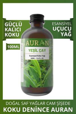 Yeşil Çay Esansiyel Uçucu Koku Yağı Difüzör Esansı Buhurdanlık Yağı Aromaterapi Yağı 100ml - 1