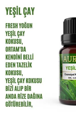 Yeşil Çay Esansiyel Uçucu Koku Yağı Difüzör Esansı Buhurdanlık Yağı Aromaterapi Yağı 100ml - 2