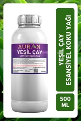 Auran Yeşil Çay Esansiyel Uçucu Yağ Esans Koku Yağı Hobi Esans Mum Sabun Oda Kokusu 500ml - 1