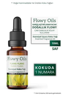 Flowy Oils Ylang Ylang Saf Esansiyel Uçucu Koku Yağı Esans Buhurdanlık Yağı Difüzör Esansı Fragrance Oil 10ml - 1