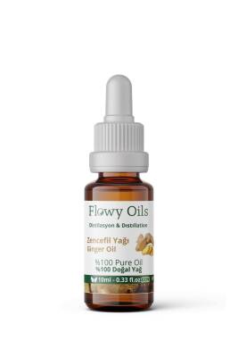 Flowy Oils Zencefil Yağı %100 Doğal Bitkisel Uçucu Yağ Ginger Oil 10ml - 1